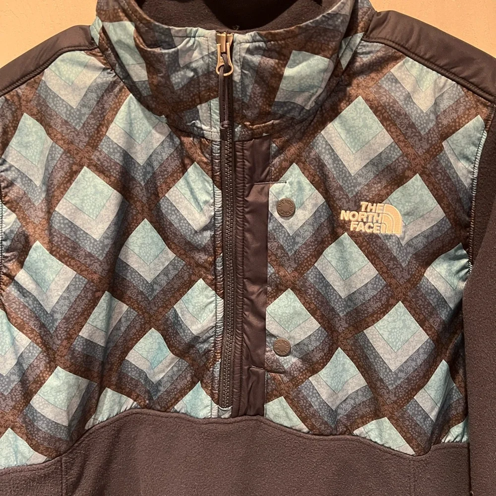 The North Face Women’s XL Blue 1/2 Zip Fleece - Picture 4 of 4